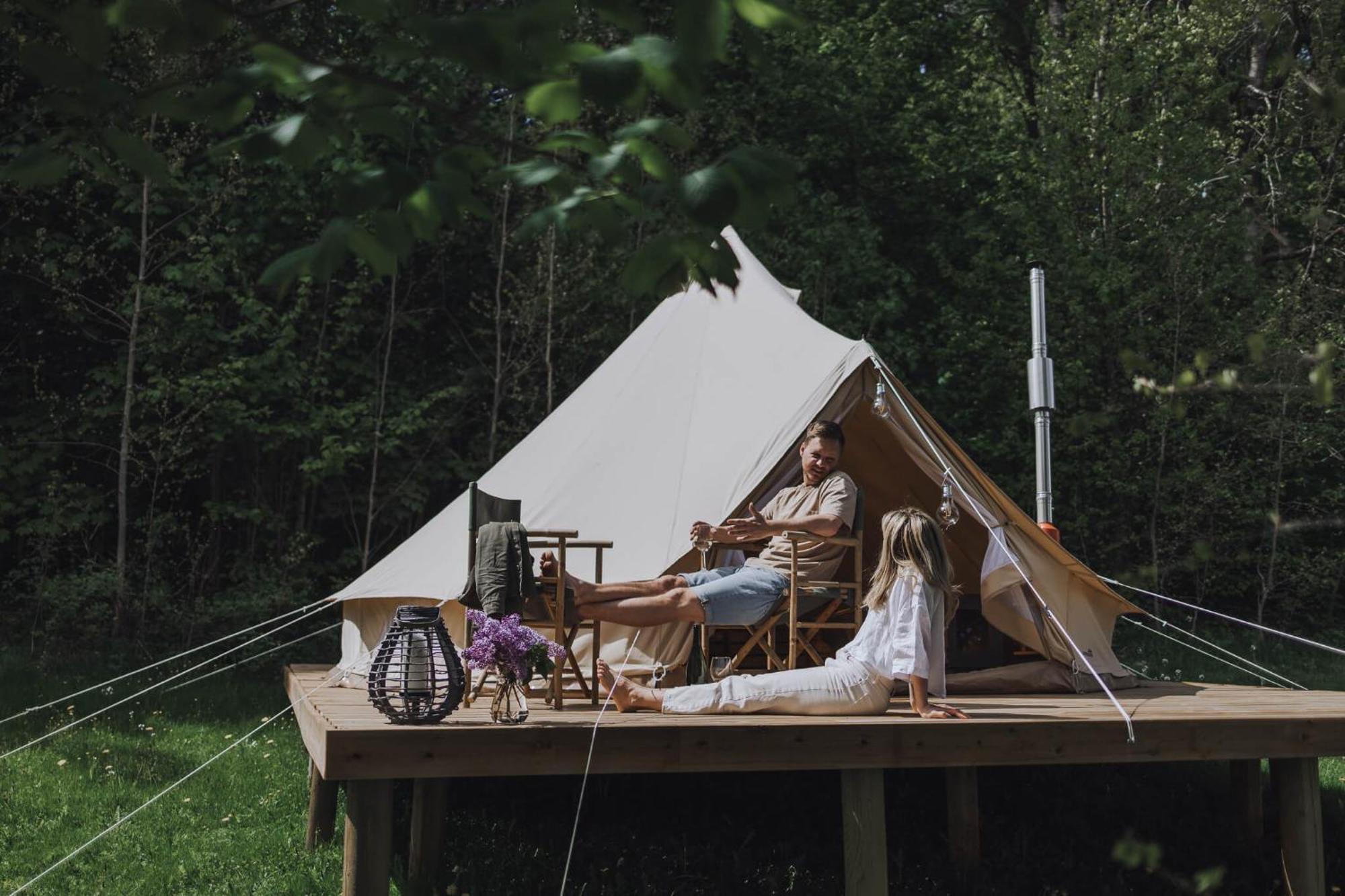 Falkeroed - Lyxig Glamping I Naturreservat Ink Frukost Grebbestad Εξωτερικό φωτογραφία